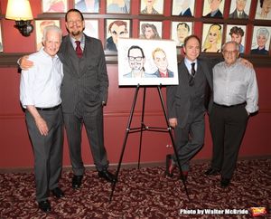 Producer Steve Baruch, Penn Jillette, Teller and producer Tom Viertel Photo