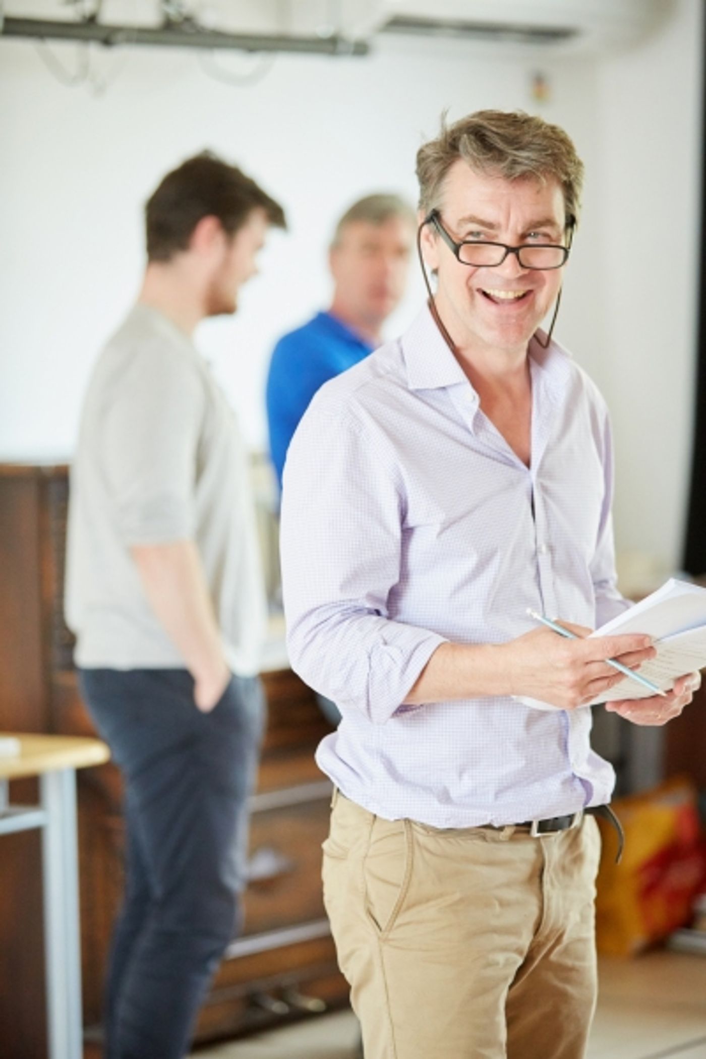 Photo Flash: In Rehearsal with the Cast of THE GATHERED LEAVES at Park Theatre  Image