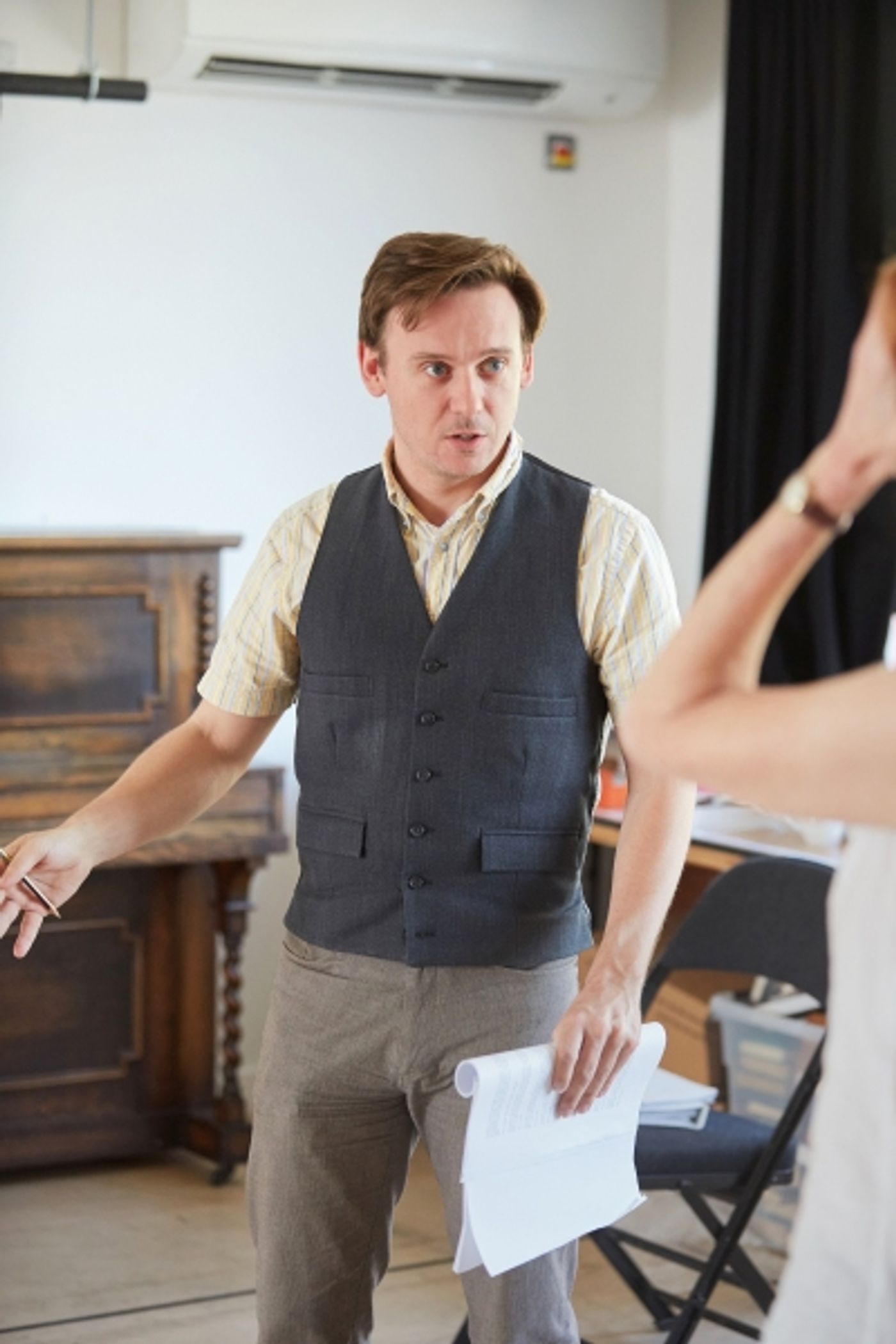 Photo Flash: In Rehearsal with the Cast of THE GATHERED LEAVES at Park Theatre  Image