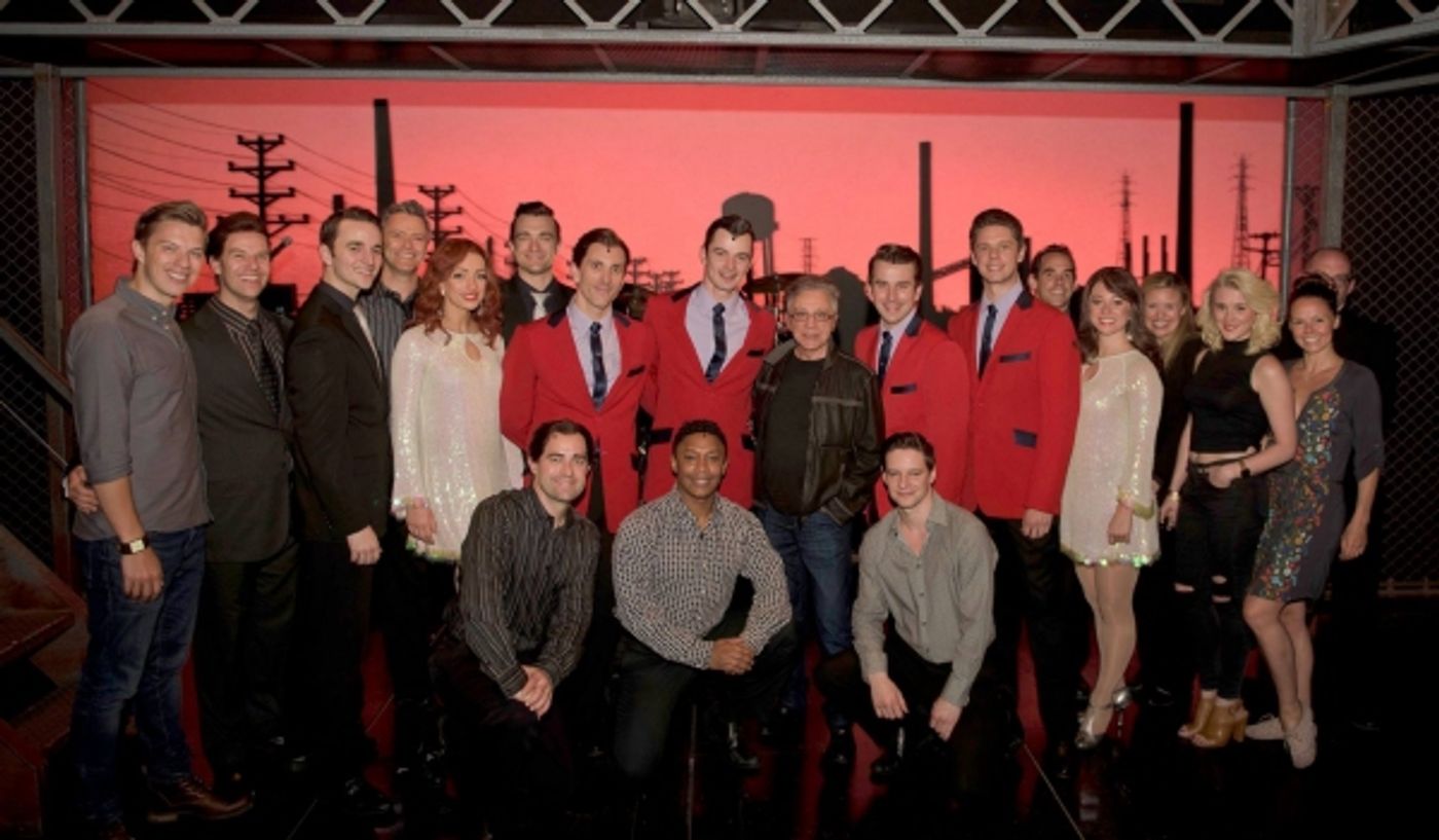 Photo Flash: Frankie Valli Meets West End, UK Touring Casts of JERSEY BOYS  Image
