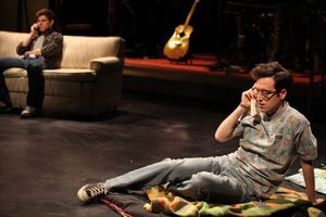 Curt Hansen (background) and Ryder Bach @ BroadwayWorld Curt Hansen (background) and Ryder Bach Photo