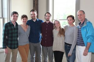 The cast of The Harvest - Cameron Scoggins; Elvy Yost; Micah Stock; Jacob Perkins; Em Photo