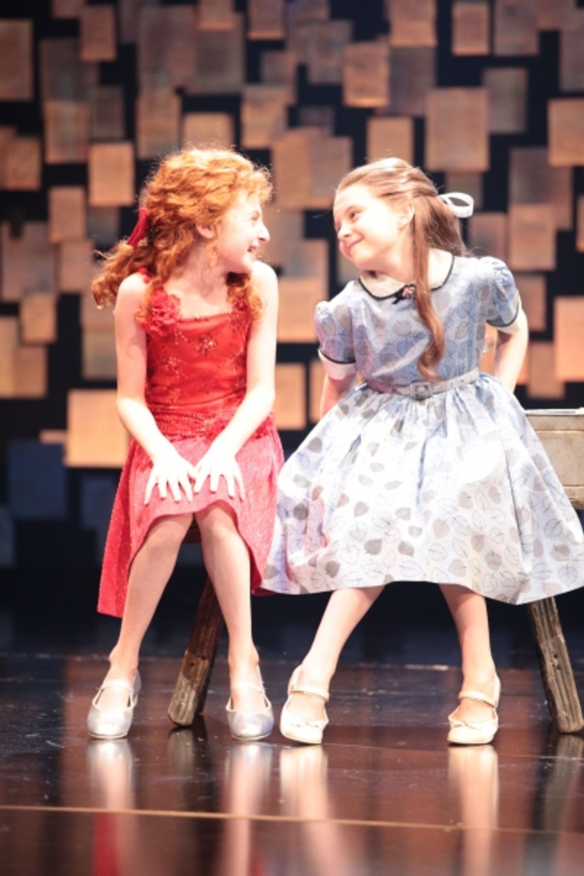 Presley Ryan (Little Cee Cee) and Brooklyn Shuck (Little Bertie) at 