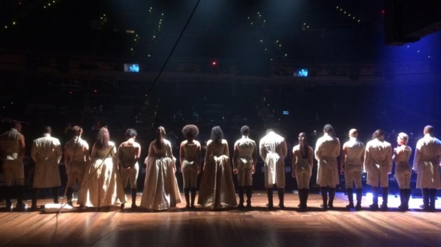 Photo Flash: Epic Sneak Peek at HAMILTON's First Broadway Tech Rehearsal Image