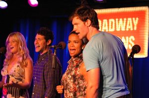 Megan Lewis, Dylan S. Wallach, Britney Coleman and Jarid Faubel performing ''The Ballad of Pope'' @ BroadwayWorld Megan Lewis, Dylan S. Wallach, Britney Coleman and Jarid Faubel performing ''The Ball Photo