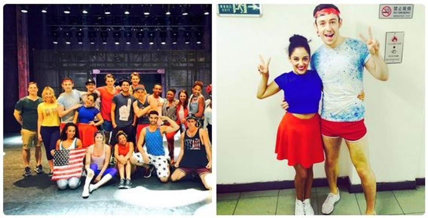 Photo Flash: Saturday Intermission Pics, 7/04- Broadway Goes Patriotic!  Image