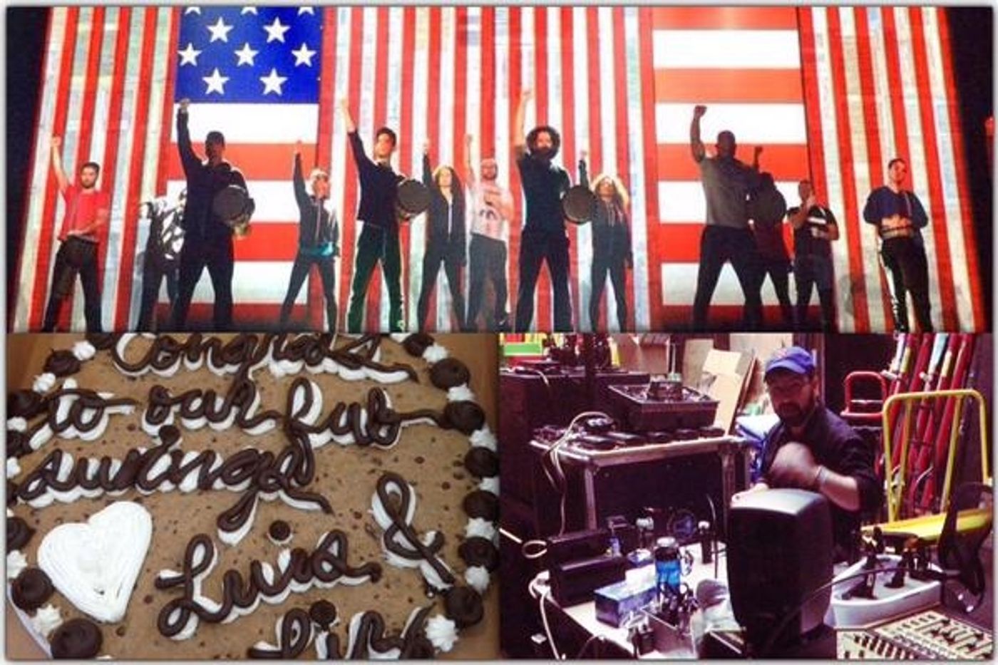 Photo Flash: Saturday Intermission Pics, 7/04- Broadway Goes Patriotic!  Image