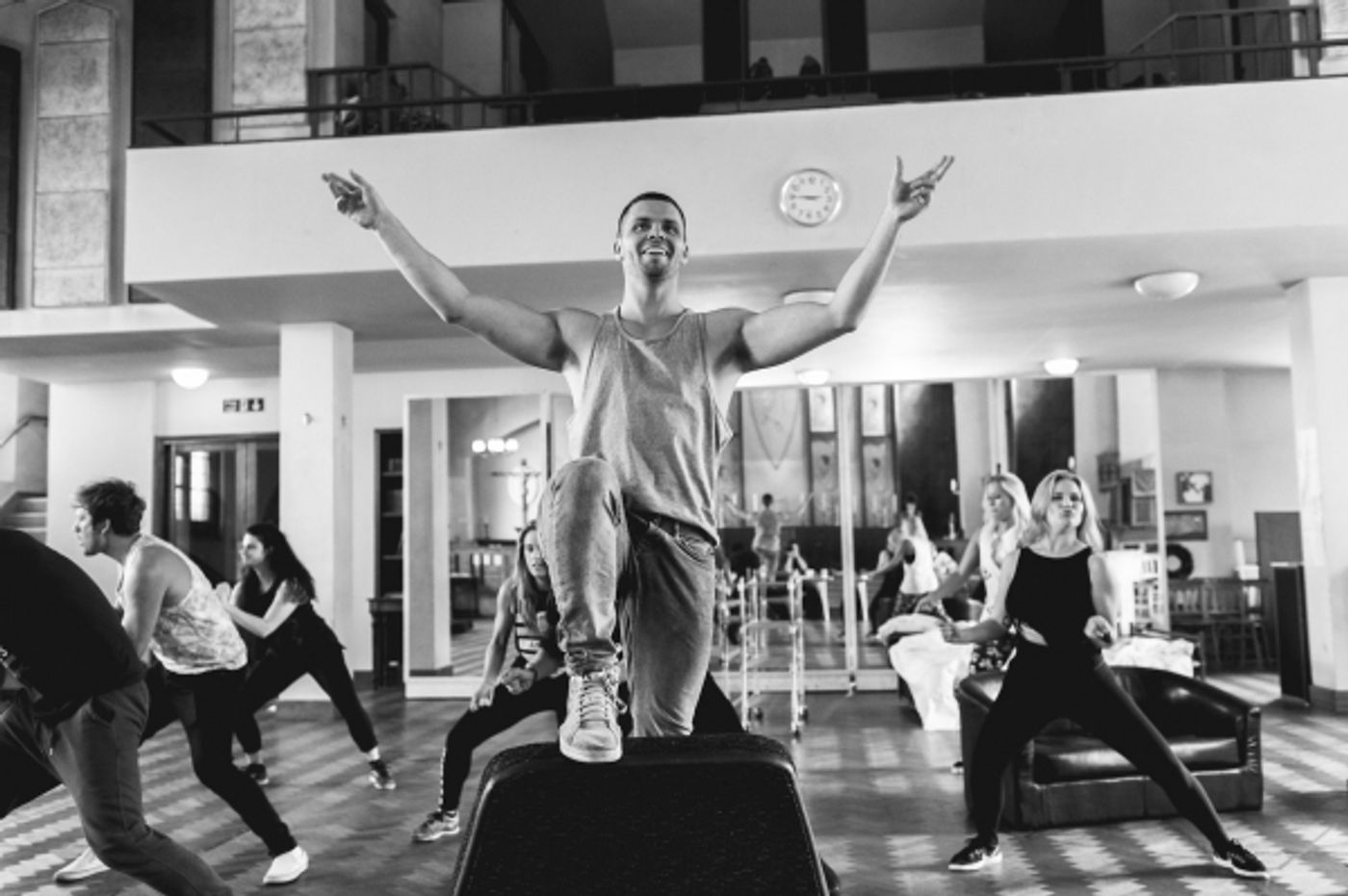 Photo Flash: First Look at Aaron Sidwell, Lucas Rush, Amelia Lily and More in Rehearsals for UK's AMERICAN IDIOT  Image