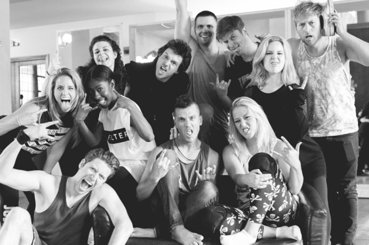Photo Flash: First Look at Aaron Sidwell, Lucas Rush, Amelia Lily and More in Rehearsals for UK's AMERICAN IDIOT  Image