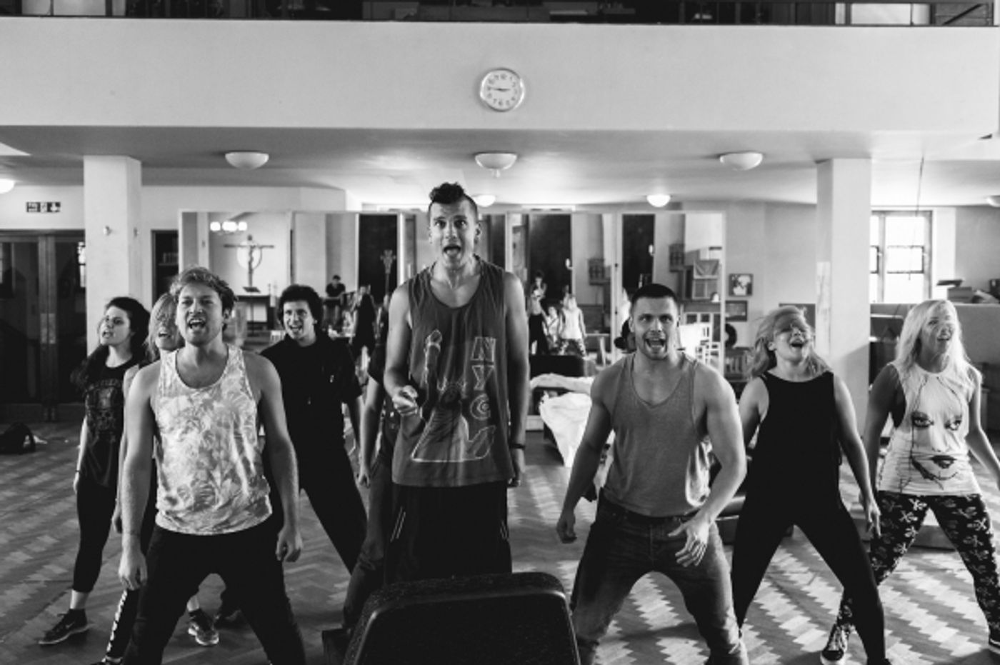 Photo Flash: First Look at Aaron Sidwell, Lucas Rush, Amelia Lily and More in Rehearsals for UK's AMERICAN IDIOT  Image