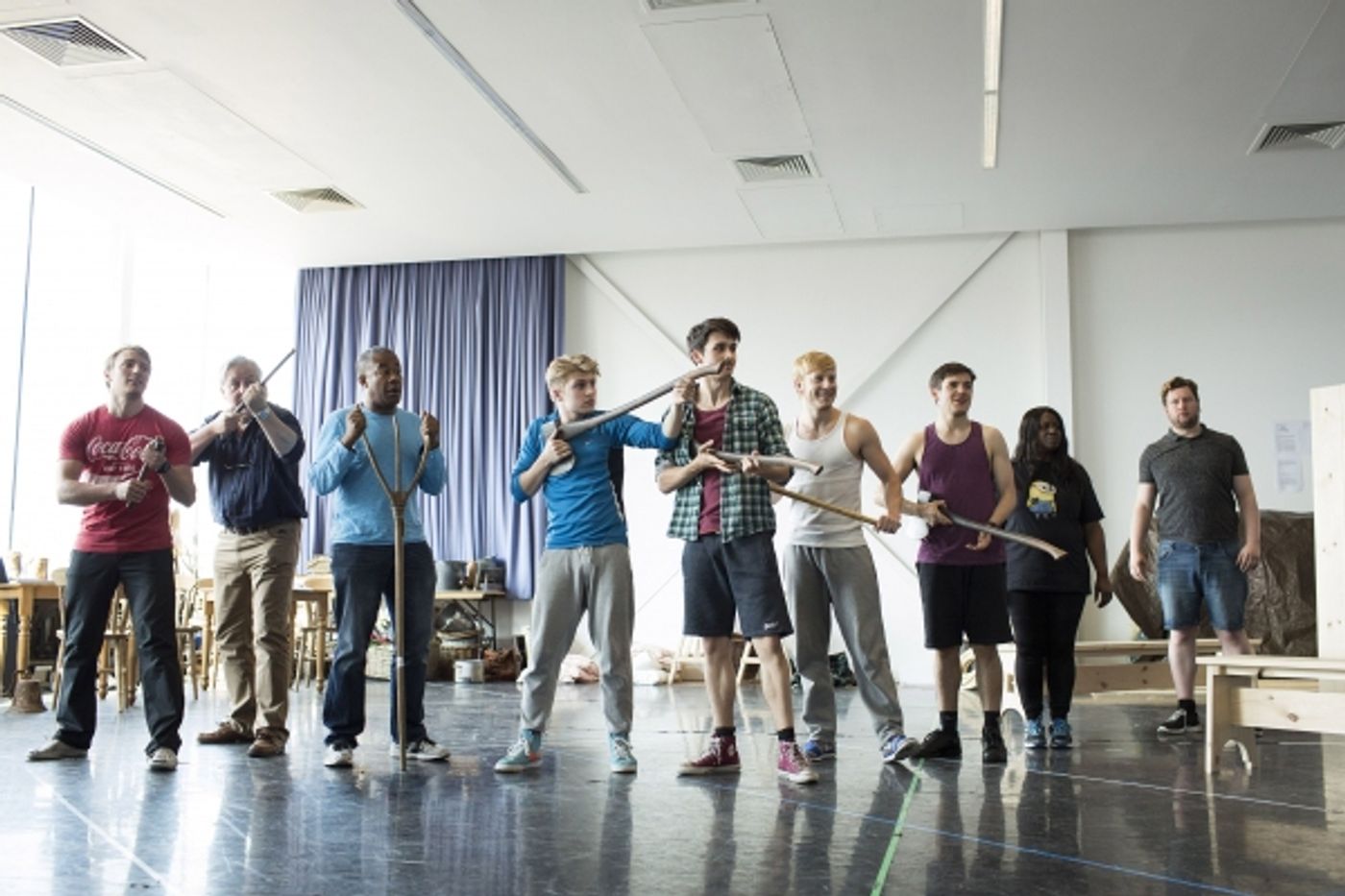 Photo Coverage: Gaumond and Pitt-Pulford In Rehearsal For SEVEN BRIDES FOR SEVEN BROTHERS!  Image