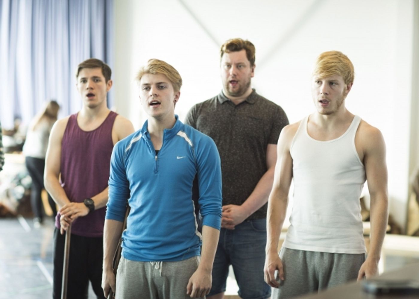 Photo Coverage: Gaumond and Pitt-Pulford In Rehearsal For SEVEN BRIDES FOR SEVEN BROTHERS!  Image