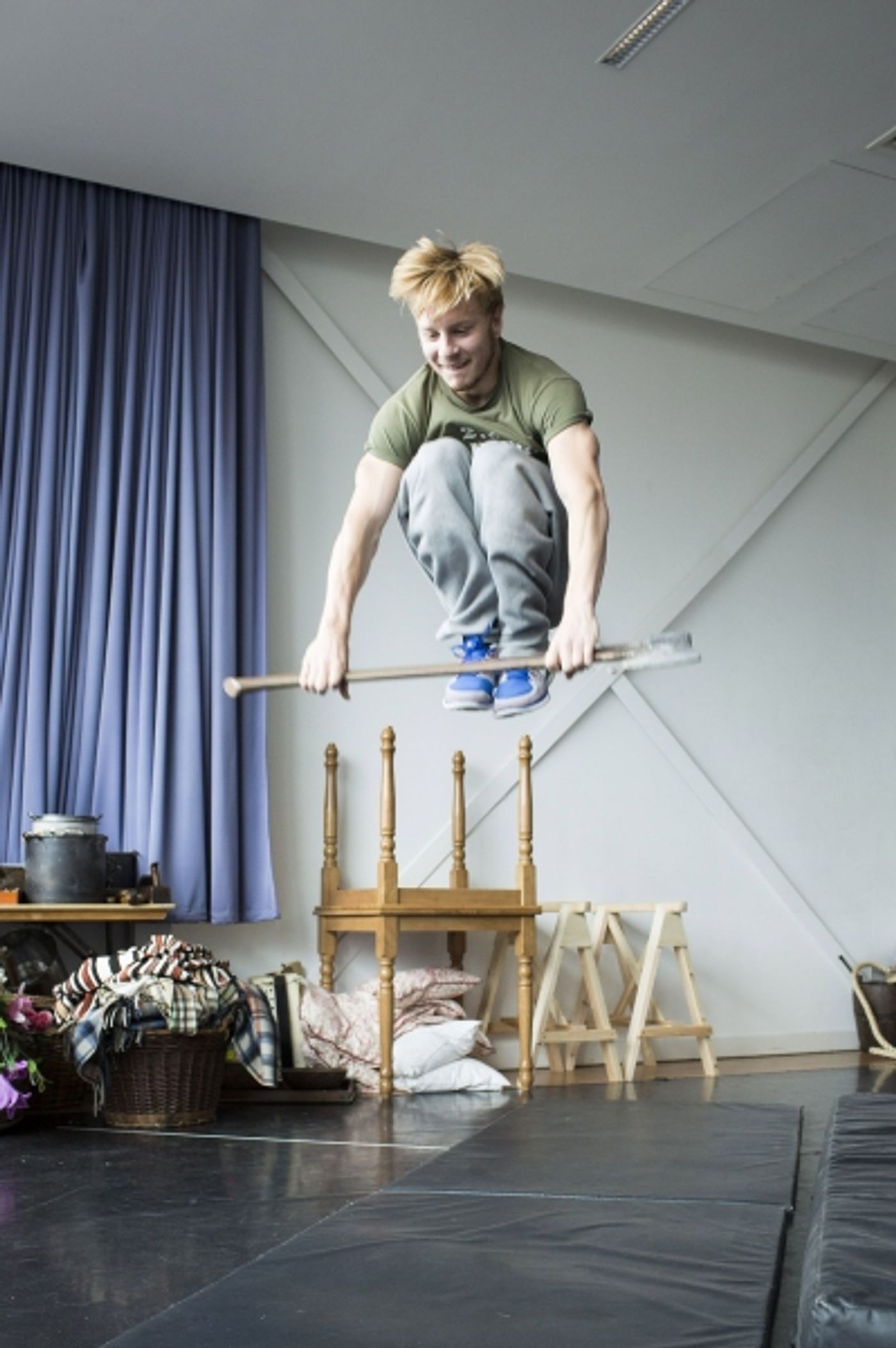 Photo Coverage: Gaumond and Pitt-Pulford In Rehearsal For SEVEN BRIDES FOR SEVEN BROTHERS!  Image