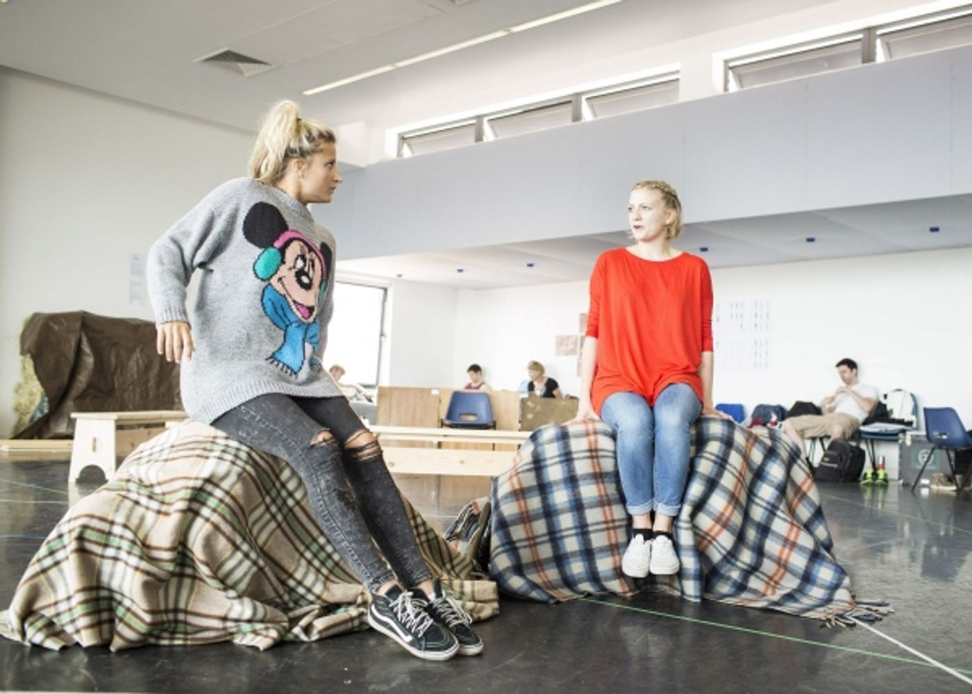 Photo Coverage: Gaumond and Pitt-Pulford In Rehearsal For SEVEN BRIDES FOR SEVEN BROTHERS!  Image