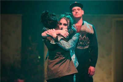 Laura Elsworthy (Josie), Andrew Sheridan (Black Dog), Juma Sharkah (Lily) Photo