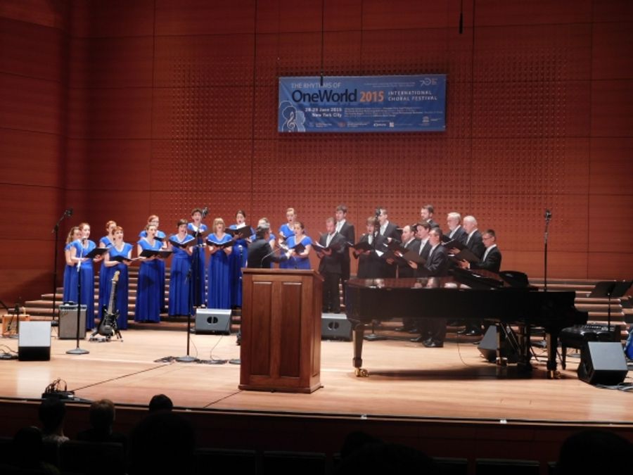 Photo Flash: The Rhythms of One World 2015 Choral Festival Comes to a Close at Alice Tully Hall Image