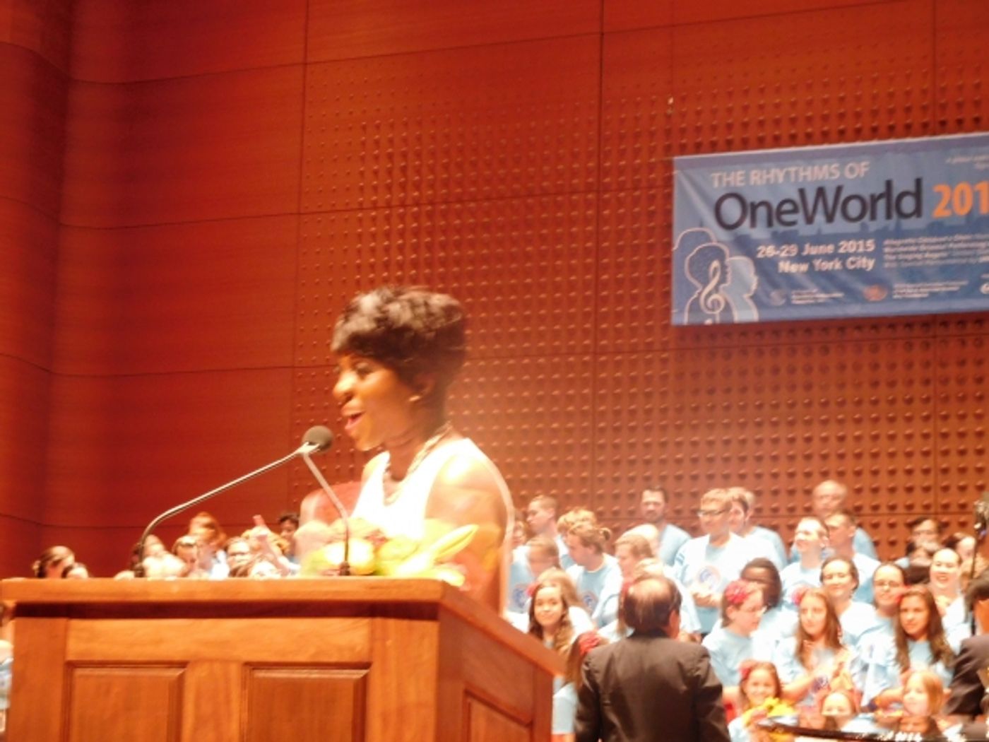 Photo Flash: The Rhythms of One World 2015 Choral Festival Comes to a Close at Alice Tully Hall  Image
