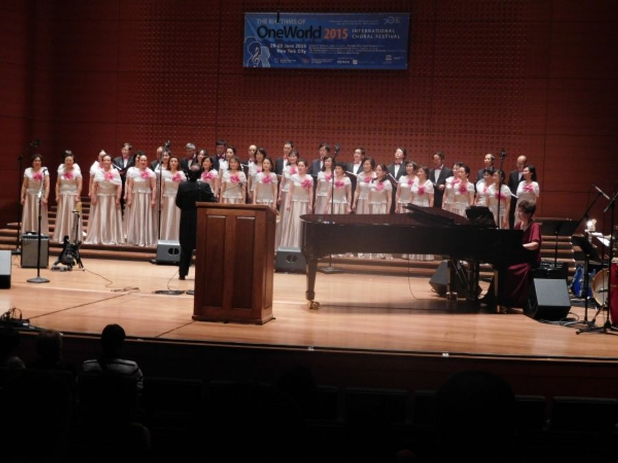 Photo Flash: The Rhythms of One World 2015 Choral Festival Comes to a Close at Alice Tully Hall Image