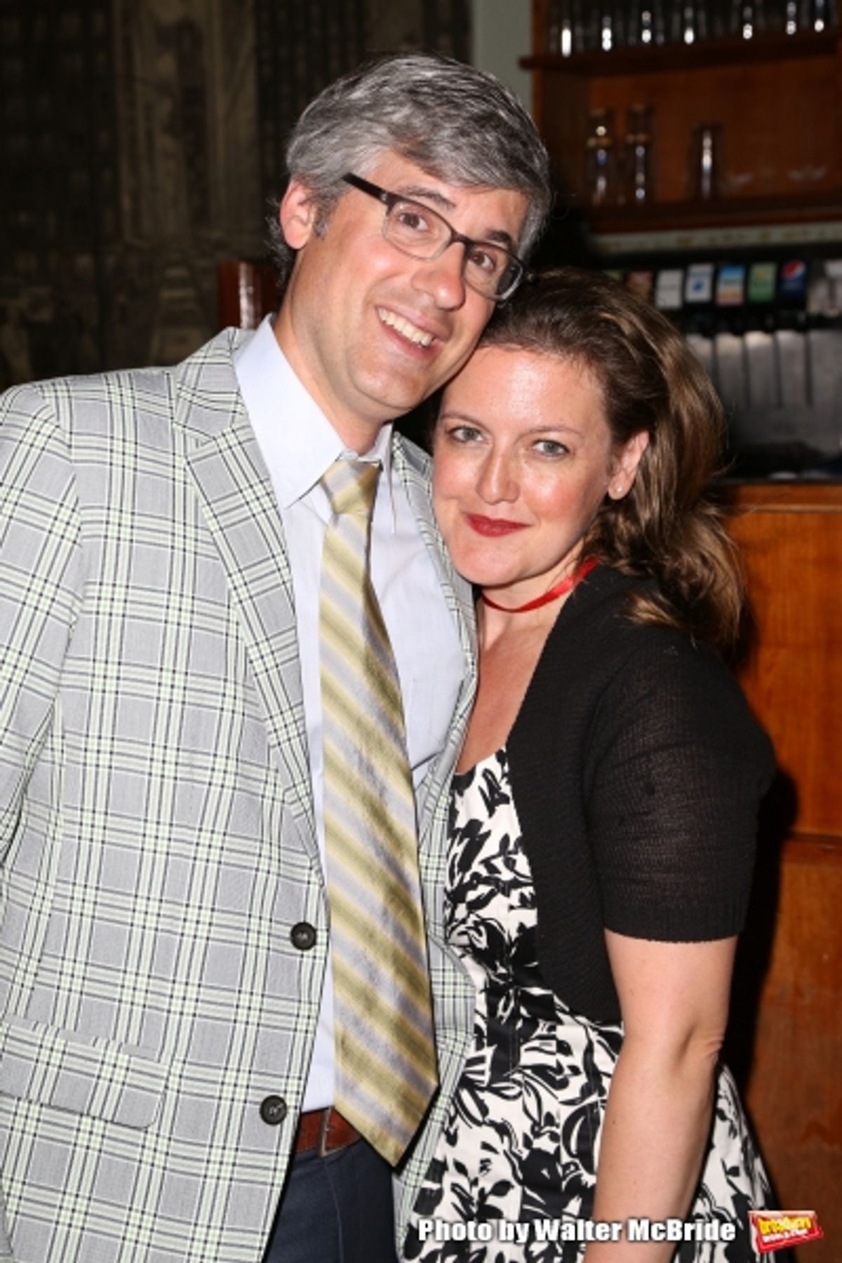 Mo Rocca and Jennifer Simard at 