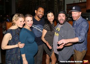 Celia Keenan-Bolger, Sarah Saltzberg, Derrick Baskin, Deborah S. Craig, Dan Folger an Photo
