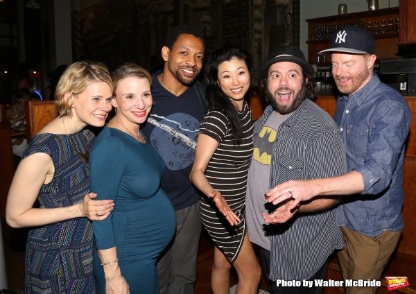 Celia Keenan-Bolger, Sarah Saltzberg, Derrick Baskin, Deborah S. Craig, Dan Folger an Photo