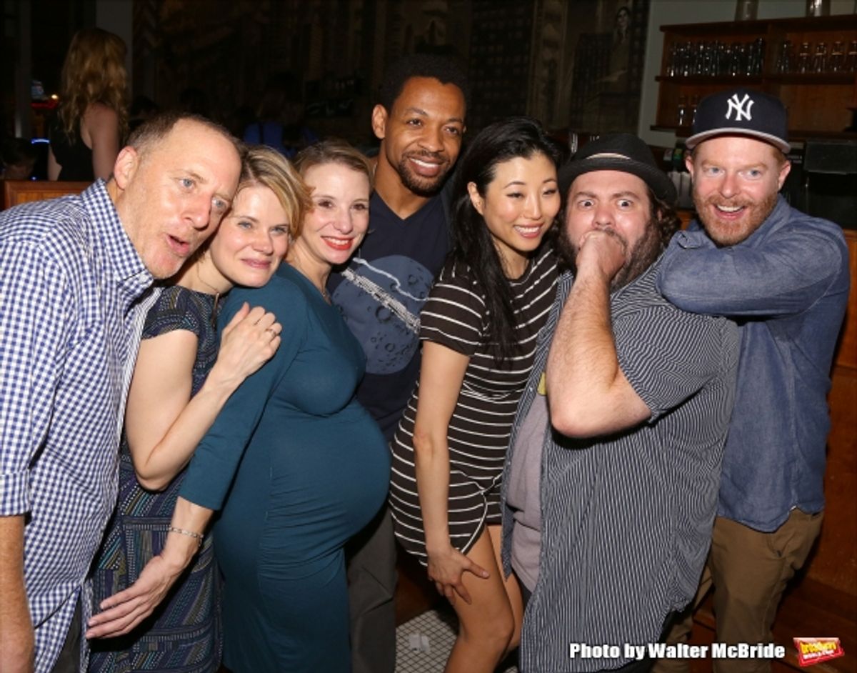 Jay Reiss, Celia Keenan-Bolger, Sarah Saltzberg, Derrick Baskin, Deborah S. Craig, Dan Folger and Jesse Tyler Ferguson  at 