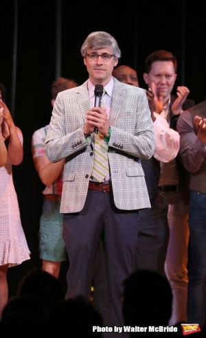 Mo Rocca during the Curtain Call for the One Night Only 10th Anniversary Concert of ''The 25th Annual Putnam County Spelling Bee'' at Town Hall on July 6, 2015 in New York City. @ BroadwayWorld Mo Rocca during the Curtain Call for the One Night Only 10th Anniversary Concert of ' Photo