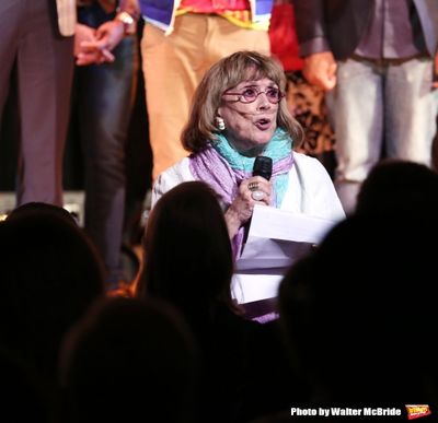 Phyllis Newman during the Curtain Call for the One Night Only 10th Anniversary Concer Photo
