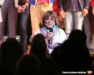 Phyllis Newman during the Curtain Call for the One Night Only 10th Anniversary Concert of ''The 25th Annual Putnam County Spelling Bee'' at Town Hall on July 6, 2015 in New York City. @ BroadwayWorld Phyllis Newman during the Curtain Call for the One Night Only 10th Anniversary Concer Photo