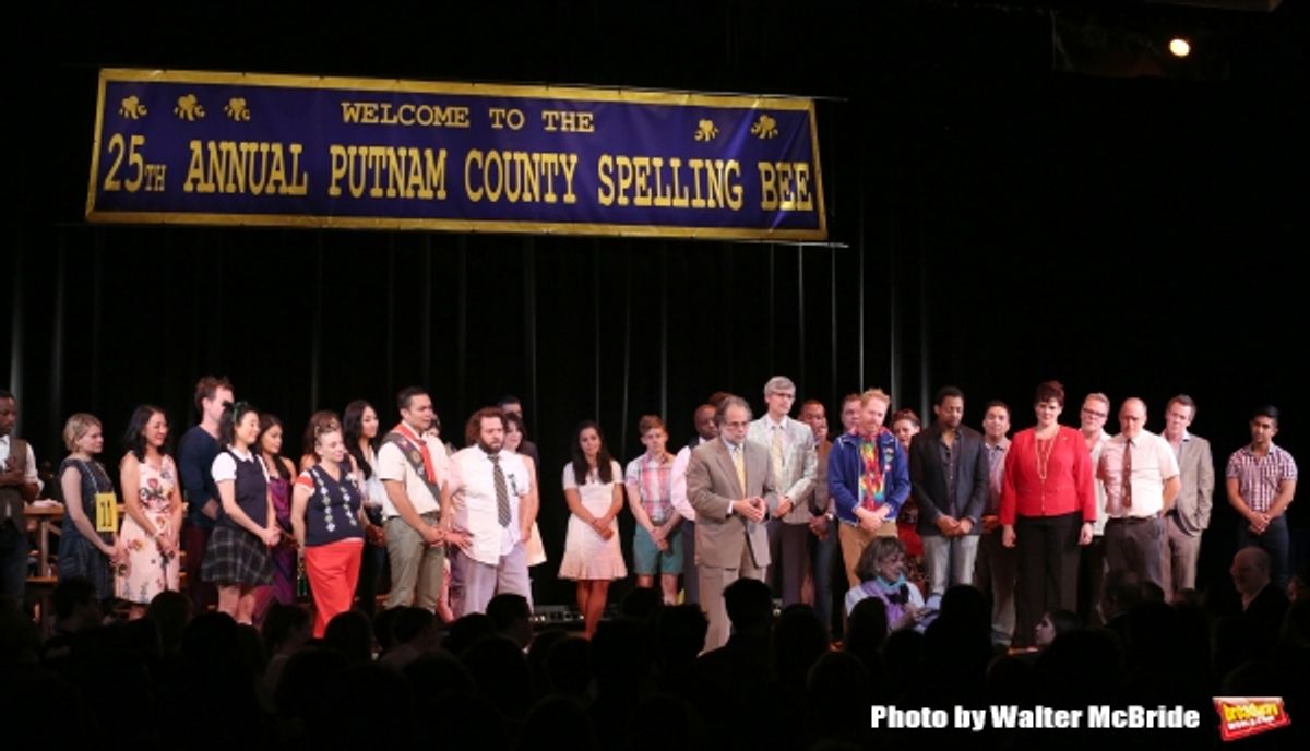 Phyllis Newman with Cast Alumni featuring: Celia Keenan-Bolger, Jenni Barber, Dan Folger, Deborah S. Craig, Sarah Saltzberg, Jose Llana, Andrew Keenan-Bolger, Jesse Tyler Ferguson, Derrick Baskin, Lisa Howard and Jay Reiss during the Curtain Call for the  at 
