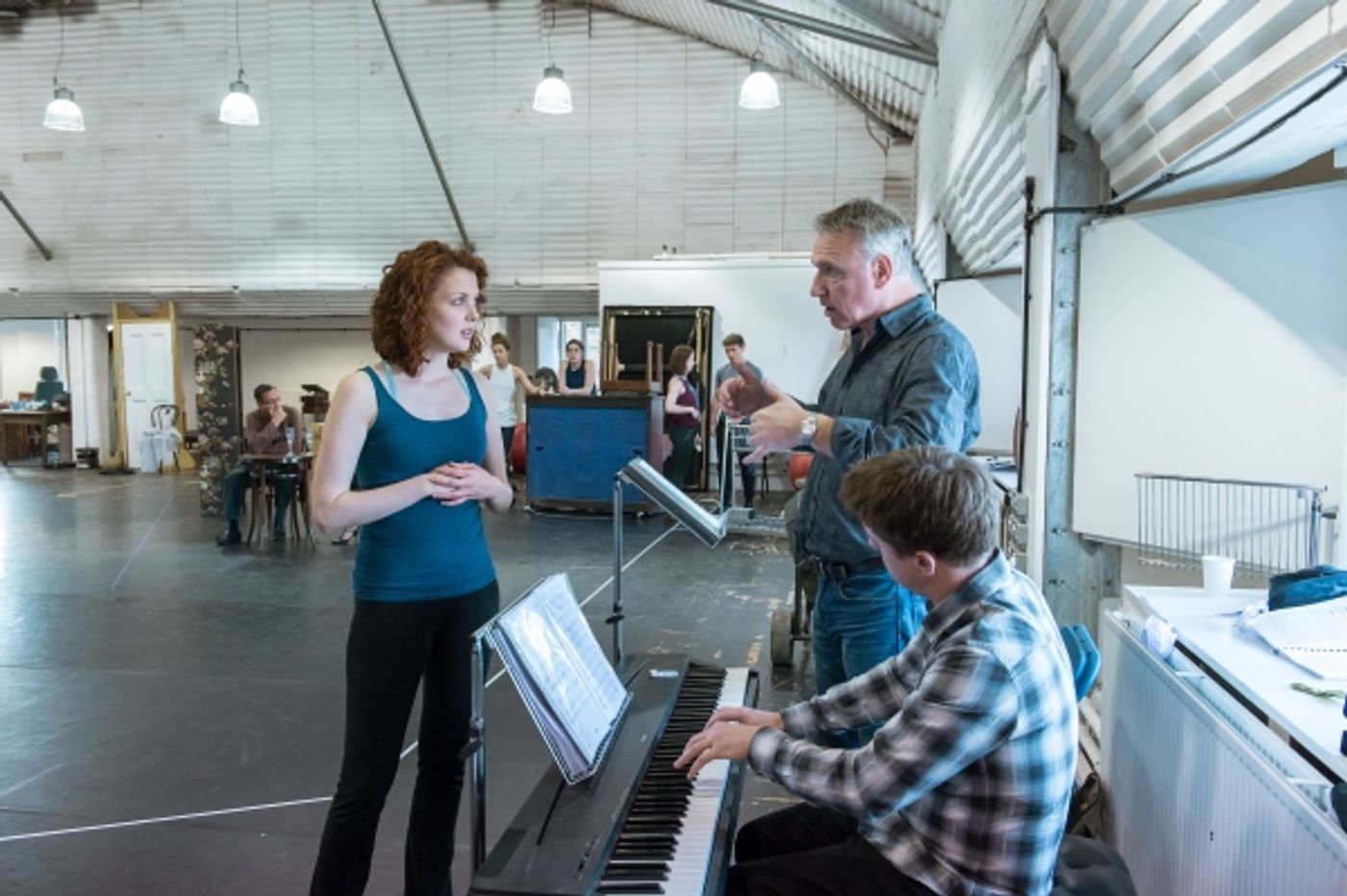 Photo Coverage: Michael Ball In Rehearsal For MACK AND MABEL!  Image