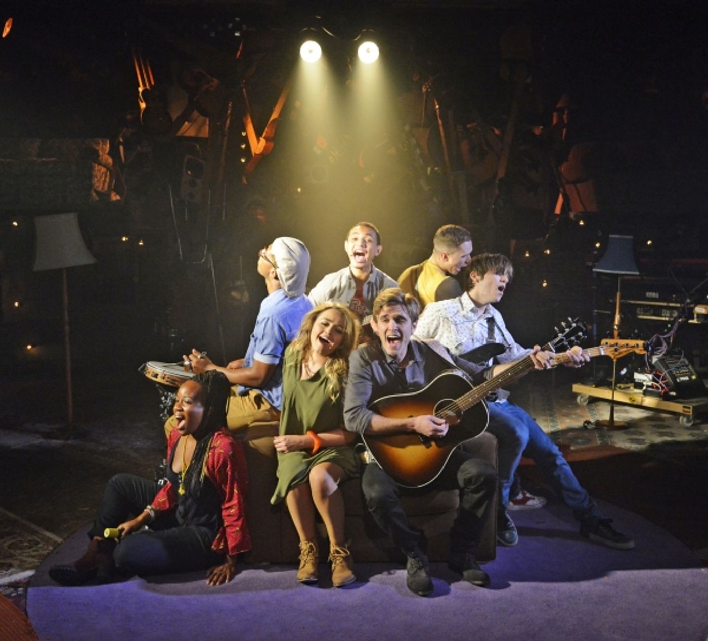 Photo Flash: Kyle Riabko & Cast of WHAT'S IT ALL ABOUT? Rock Menier Chocolate Factory  Image