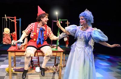 Pinocchio and Dara Cameron as the Blue Fairy Photo