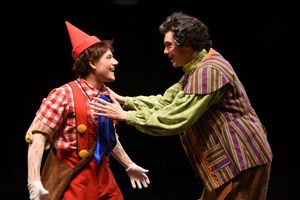 Pinocchio and Jarrod Zimmerman as Geppetto @ BroadwayWorld Pinocchio and Jarrod Zimmerman as Geppetto Photo