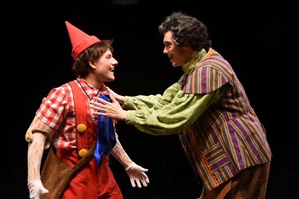 Pinocchio and Jarrod Zimmerman as Geppetto Photo