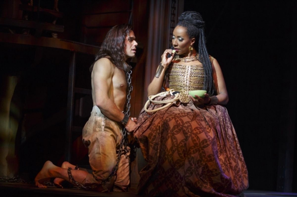 Josh Young and Harriett D. Foy at 