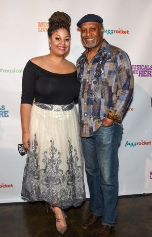 GREY''S ANATOMY''s James Pickens, Jr. with daughter Gavyn Pickens of ACAPPELLA at the Photo