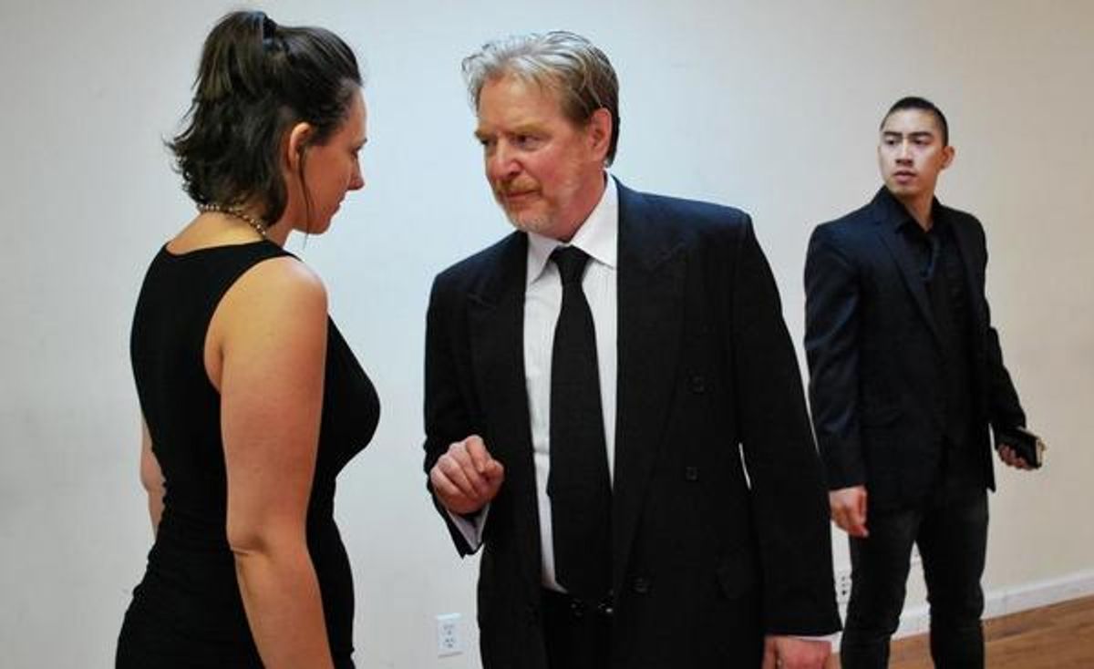 Erin Maya (Kristin), Mark Coffin (Hugh) and Devin Ilaw (Evan) at 