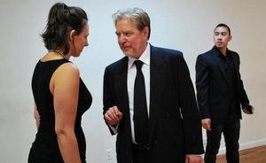 Erin Maya (Kristin), Mark Coffin (Hugh) and Devin Ilaw (Evan) Photo