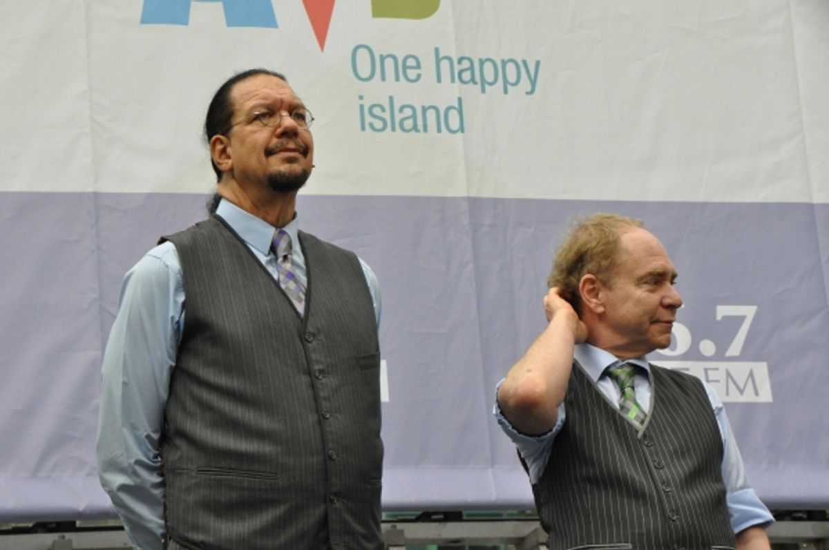 Penn Jillette and Raymond Teller at 