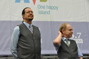 Penn Jillette and Raymond Teller @ BroadwayWorld Penn Jillette and Raymond Teller Photo