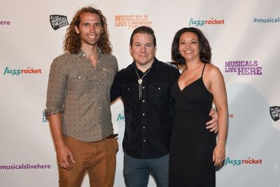 Garrett Sherwood, Jon Peter Lewis of DEEP LOVE and Jen Bender Photo