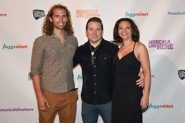 Garrett Sherwood, Jon Peter Lewis of DEEP LOVE and Jen Bender Photo