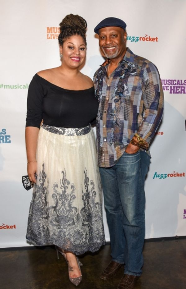 Gavyn Pickens of ACAPPELLA and father James Pickens Jr. Photo