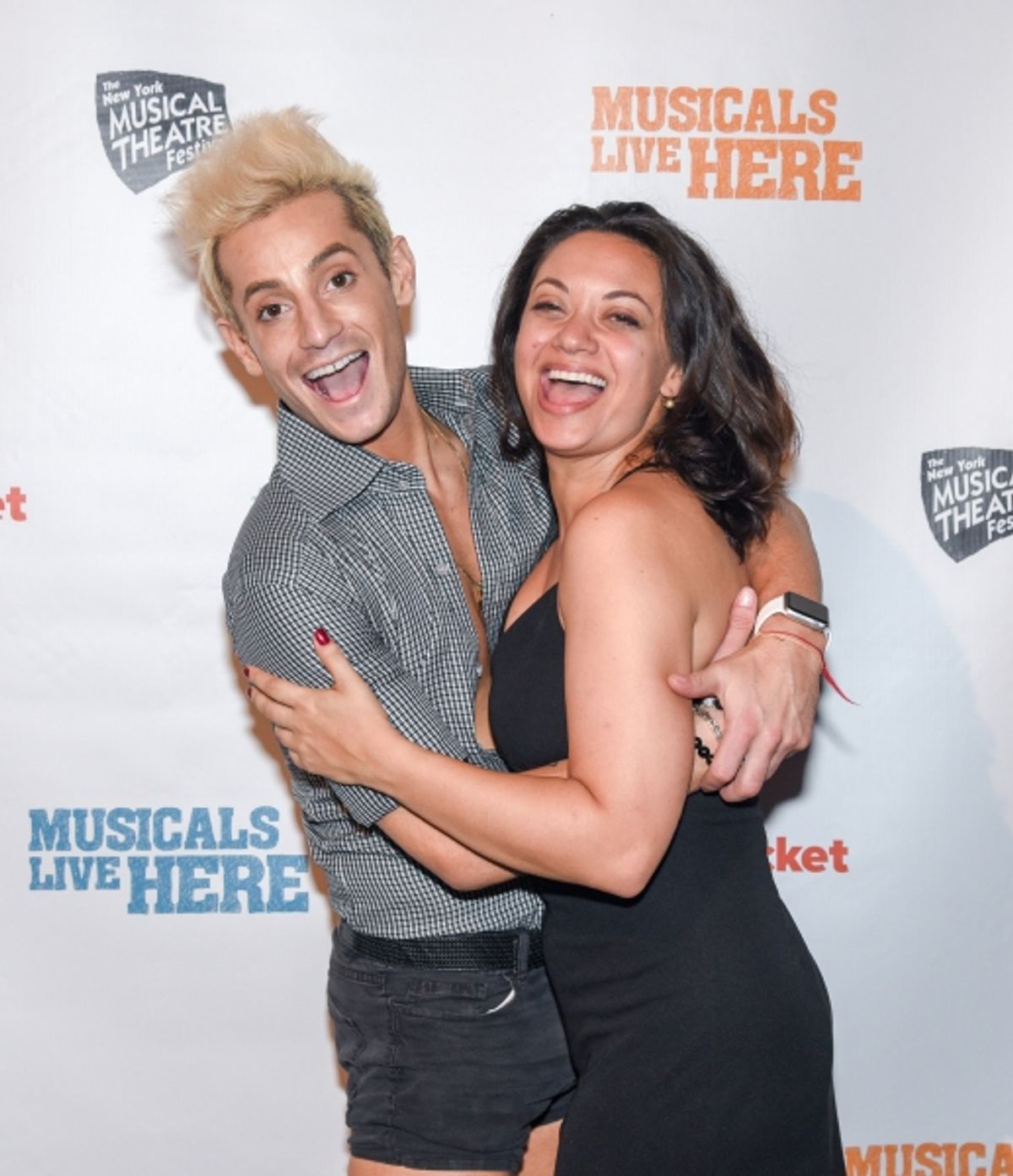 Frankie Grande and Jen Bender at 