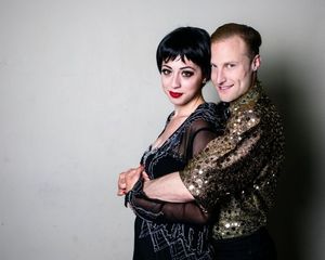 Michelle Lauto as Liza, and Chris Logan as Peter Allen @ BroadwayWorld Michelle Lauto as Liza, and Chris Logan as Peter Allen Photo