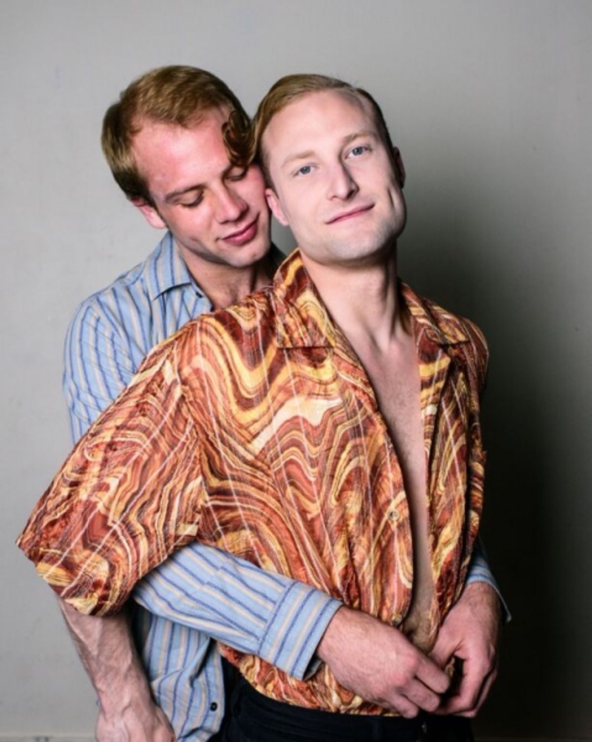 Luke Meierdierks as Greg and Chris Logan as Peter Allen at 