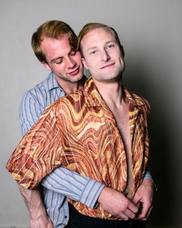 Luke Meierdierks as Greg and Chris Logan as Peter Allen Photo