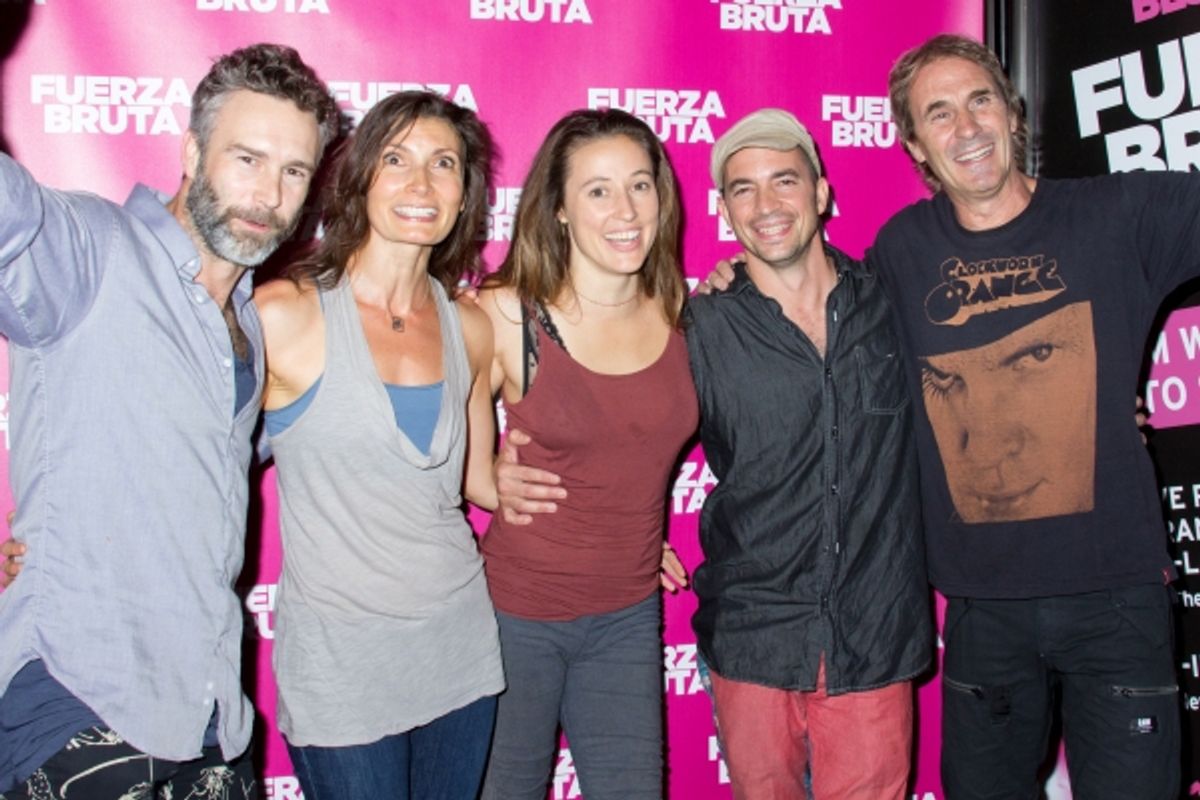 Diqui James with original cast members at 