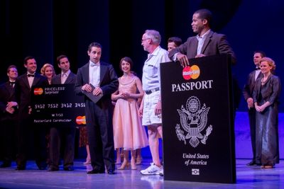 Brandon Uranowitz, Richard Dietz, and the cast of AN AMERICAN IN PARIS Photo